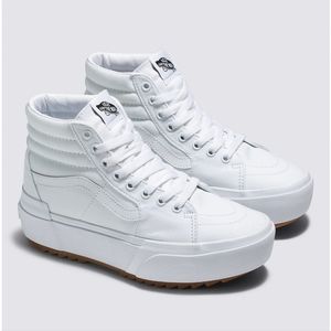NIB White Vans Stacked Sk8-hi